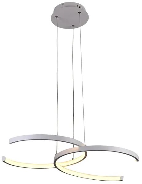 Lustră LED dimabilă pe cablu LED/50W/230V 3000-6500K + telecomandă