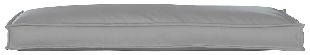 vidaXL Perna pentru palet gri pentru bancă 110x40x8 cm, din țesătură Oxford