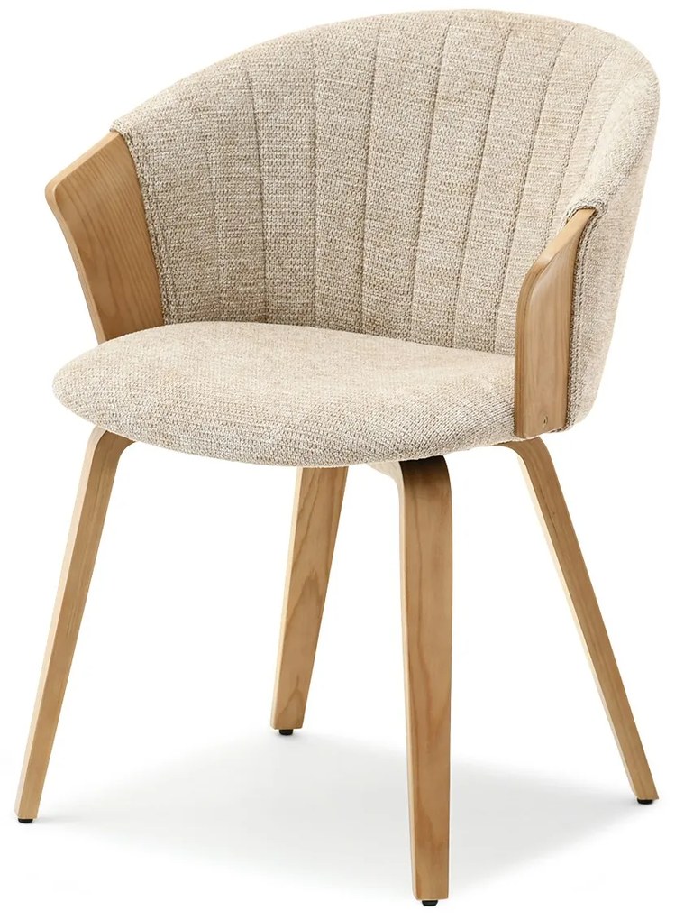 Scaun Gurman (bej + stejar). Promo -8%. 1111074