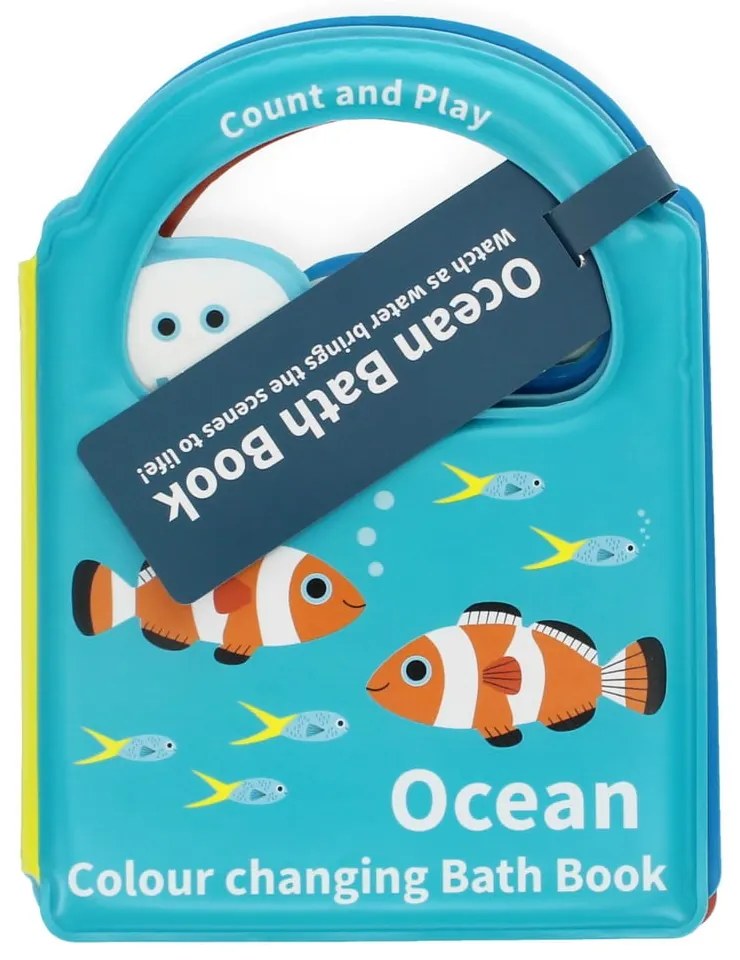 Jucărie interactivă Colour changing bath book Ocean – Rex London