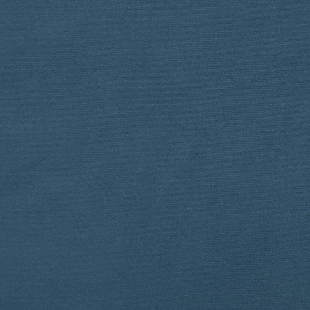 Cadru de pat, albastru inchis, 180x200 cm, catifea Albastru inchis, 35 cm, 180 x 200 cm