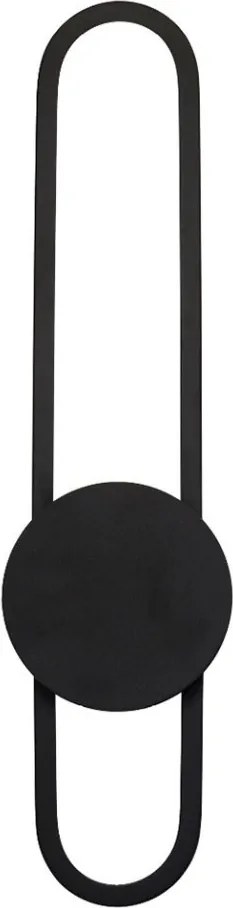 Aplica de perete LED design modern MIZUKI negru