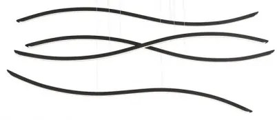 Azzardo AZ2912 - Lustră LED pe cablu dimmabilă WAVES 4xLED/70W/230V