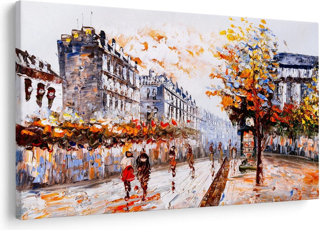 Tablou - Viața în oraș (90x60 cm)