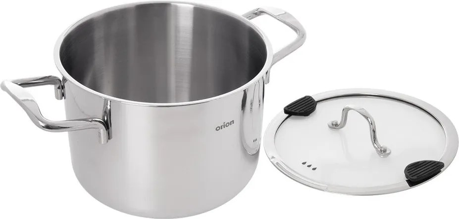 Oală cu capac din oțel inoxidabil 4,6 l Venice – Orion