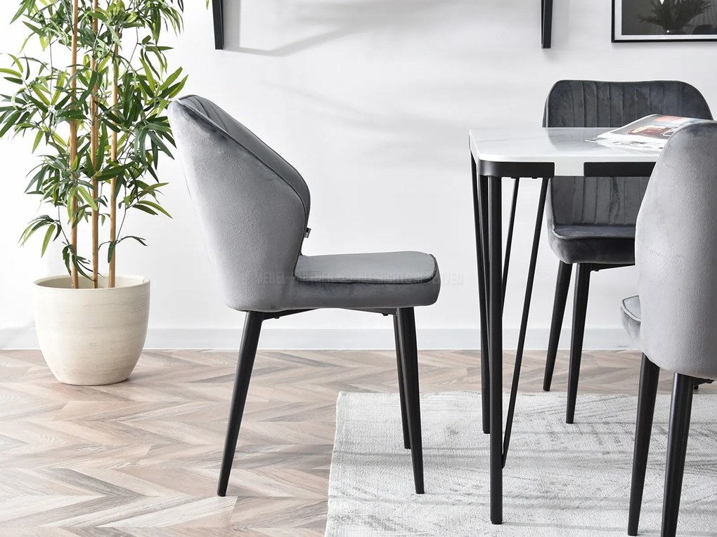 Scaun Greta K (gri + negru). 1111064