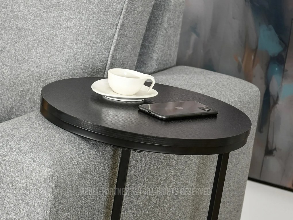Măsuță de cafea Corden (lemn negru + negru). 1111589