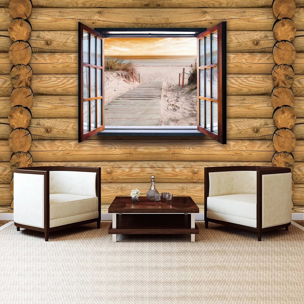 Fototapet - Privire spre plaja (152,5x104 cm)