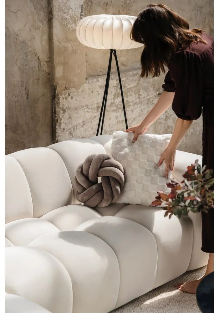 Colțar turcoaz cu tapițerie din catifea (cu colț pe partea stângă, cu șezlong) Cube – Bonami Selection