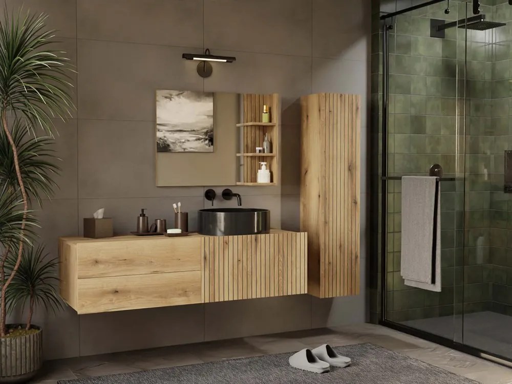 Dulap sub lavoar Terca 2 (stejar evoke). 1133039