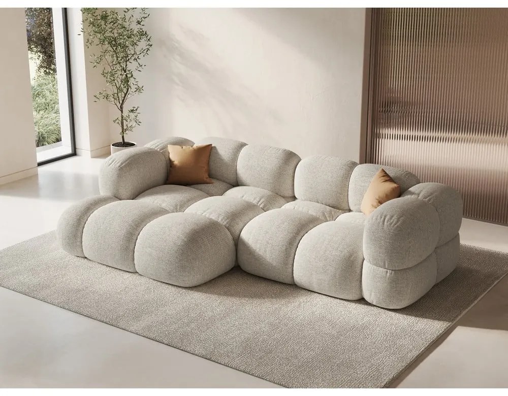 Colțar bej (cu colț pe partea stângă/cu șezlong) Loretto – Cosmopolitan Design