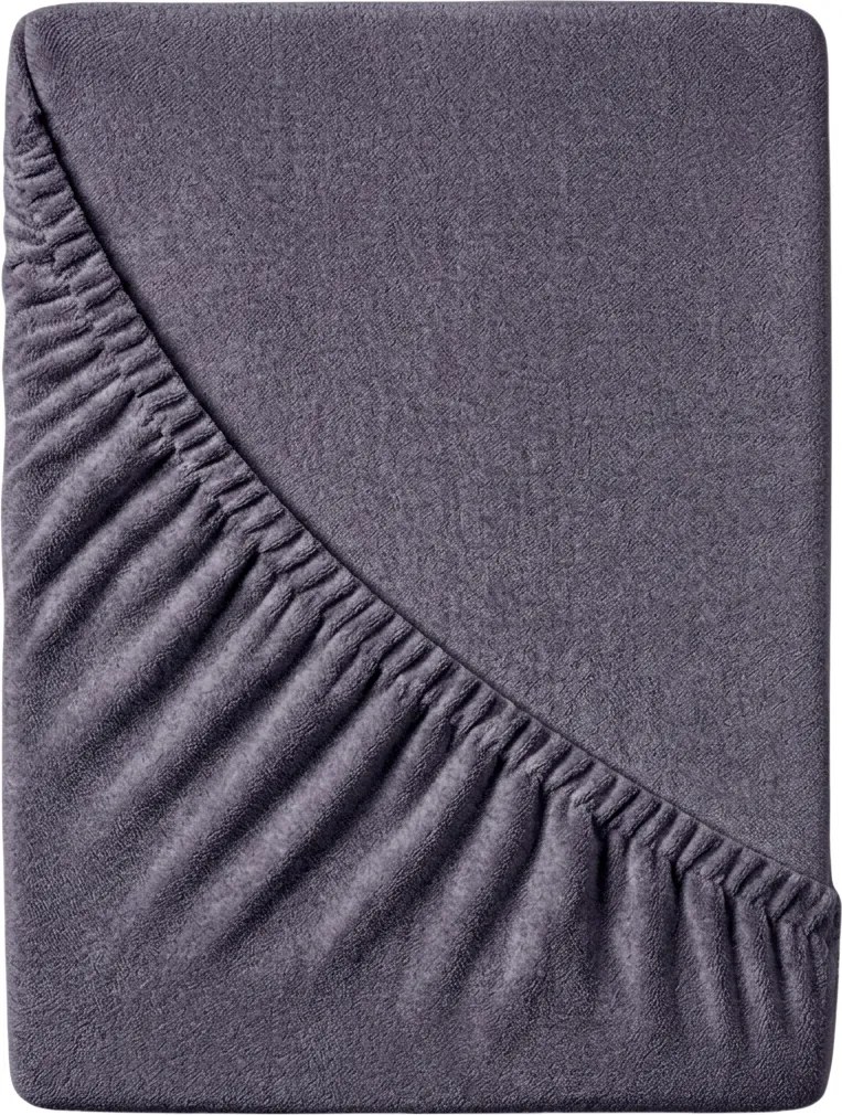 Cearsaf frote EXCLUSIVE albastru-gri 90 x 200 cm