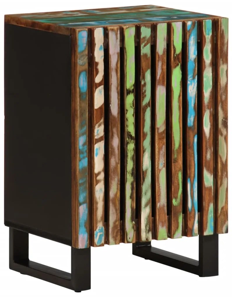 vidaXL Dulap de baie, 38x34x58 cm, lemn masiv de acacia