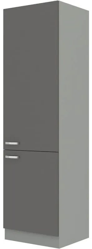 Dulap pentru frigider încorporat Gonir 60 LO 210 2F (gri + gri). 1032724