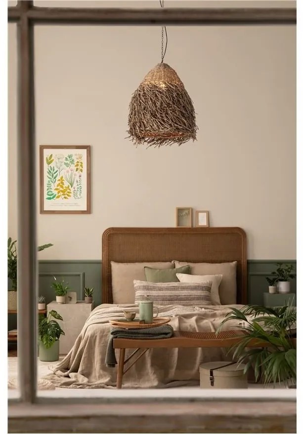 Lustra boho style design natural Hay