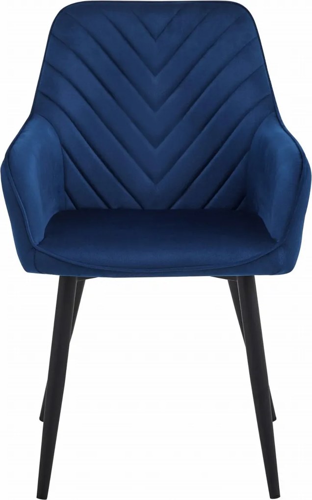 Reducere Scaun de masa NANA VELVET, albastru II. calitate