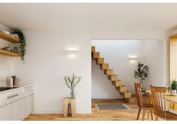 Aplică perete VEGA 1xE27/60W/230V alb