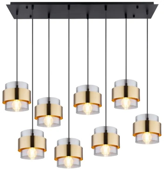 Lustră pe cablu Globo 15560-8H MILLEY 8xE27/60W/230V