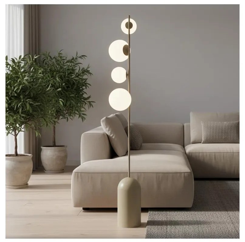 Lampă de podea ETNO 4xG9/8W/230V bej