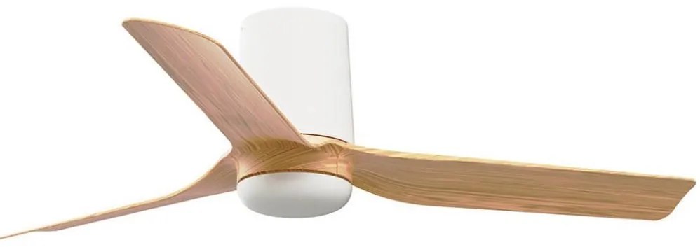 Ventilator de tavan FARO 33833 MINI PUNT TUB S maro/alb d. 90 cm + telecomandă