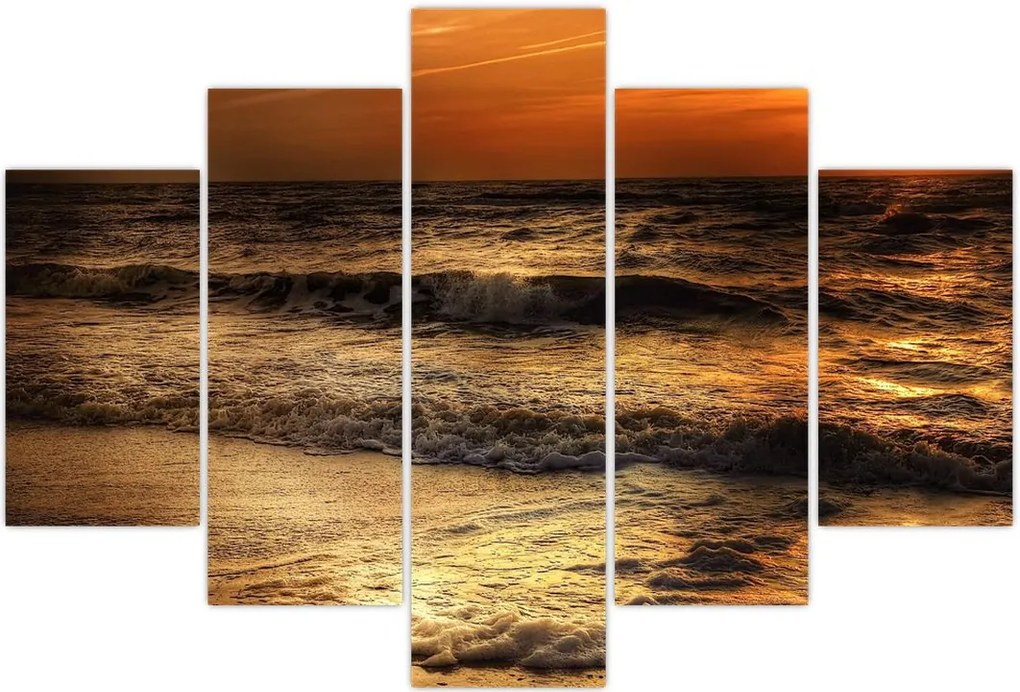 Tablou - Valuri la mal (150x105 cm)