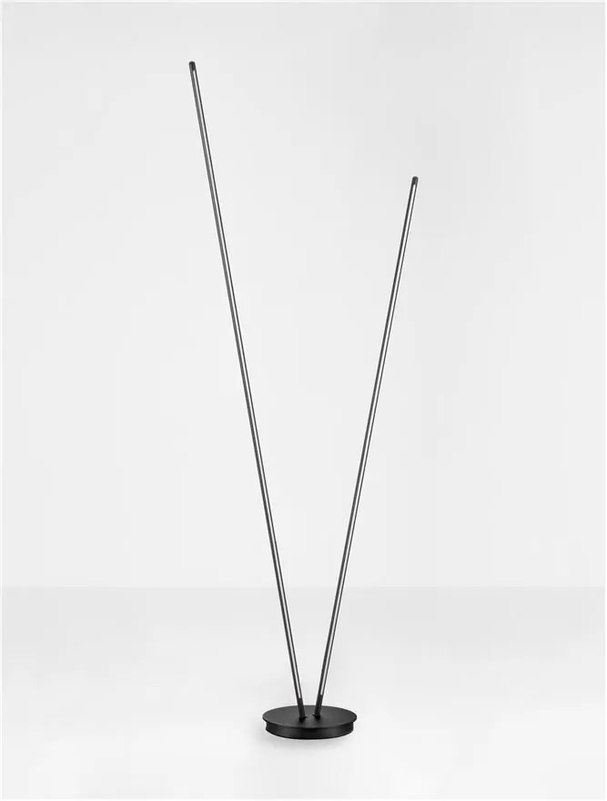 Lampa de podea LED design modern INTEC, negru