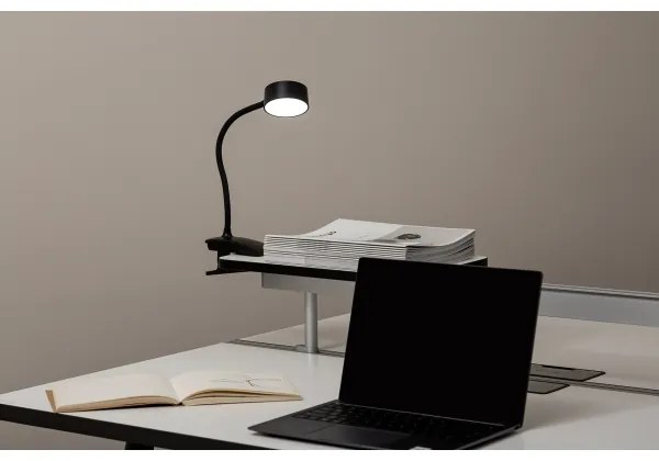 Top Light BELLA - lampă de birou LED cu clemă, reglare tactilă LED/4,8W/5V 3000-6500K negru