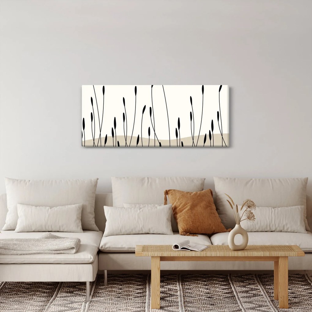 Tablou - Pajiște grafică N⁰3 (120x50 cm)