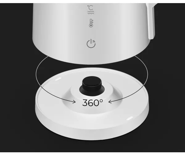 AENO - Fierbător inteligent 1,7 l, 2200W, LED, alb