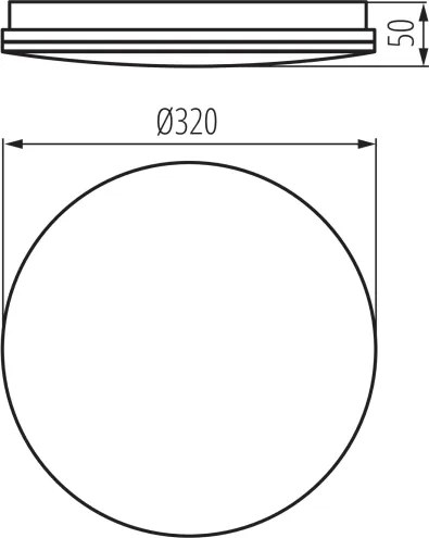 Kanlux 39741 - Plafonieră LED pentru baie ENELO LED/17W/230V Ø 32 cm IP44
