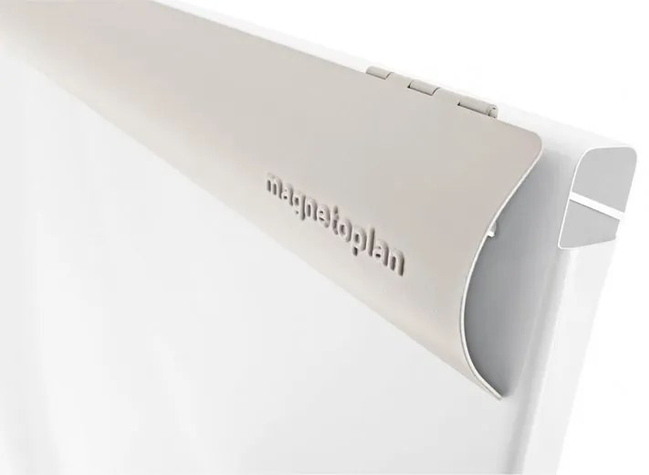 Flipchart Magnetoplan De Luxe 68 x 97 cm, mobil, gri/alb