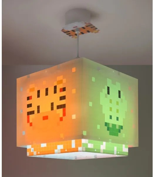 Lustră pentru copii Dalber 63372 LITTLE PIXEL 1xE27/15W/230V