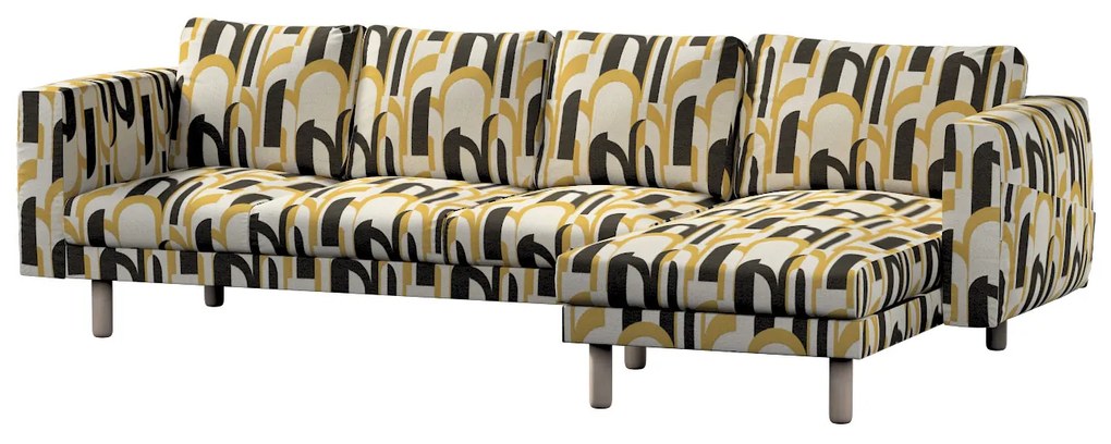 Husă pentru canapeaua Norsborg cu 4 locuri și șezlong Norsborg