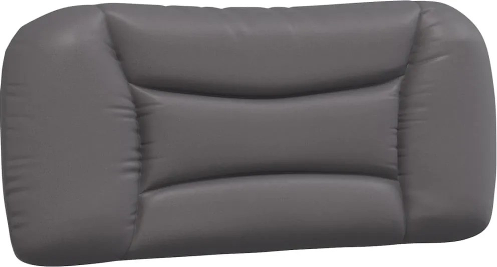 vidaXL Pernă pentru tăblie, Hvar, gri, 90 cm, piele artificială