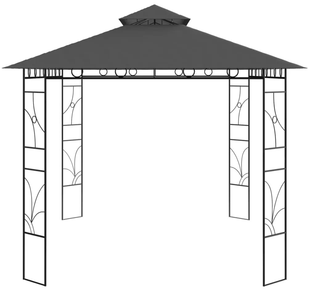 Pavilion, antracit, 4x3x2,7 m, 160 g m   Antracit