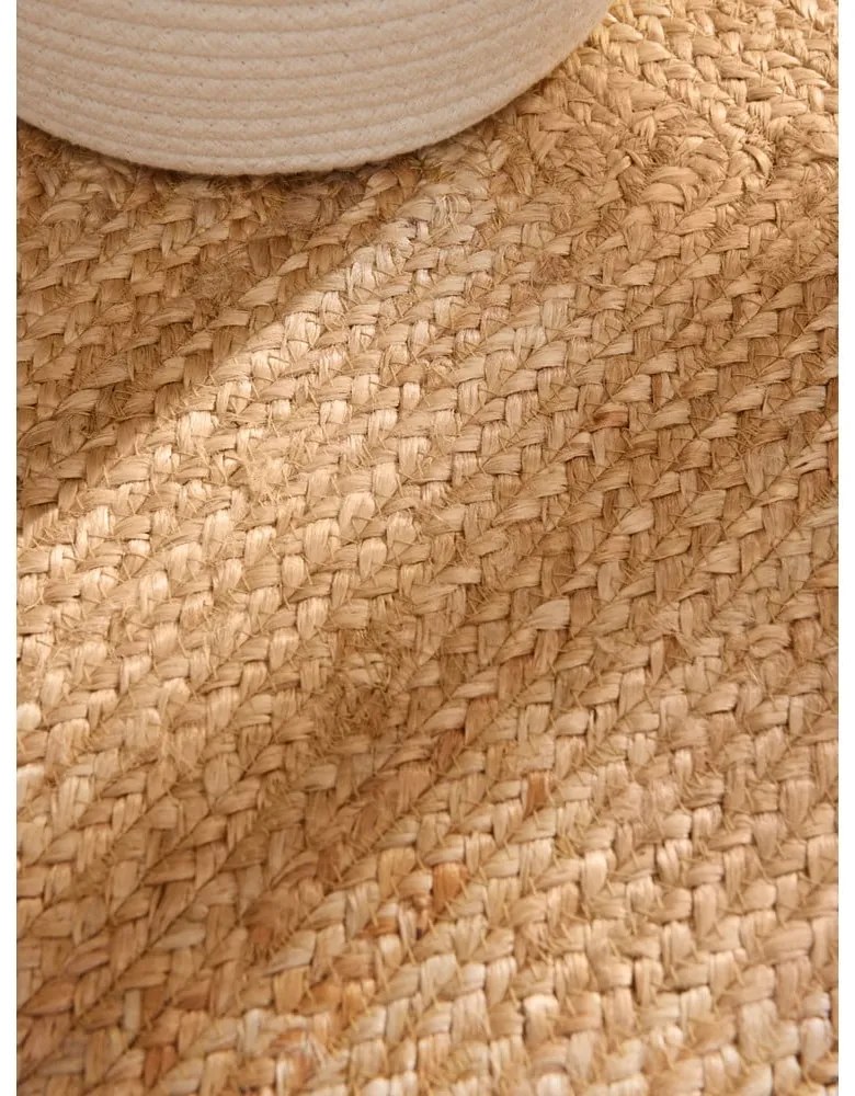 Covor în culoare naturală reversibil/țesut manual din iută 160x230 cm Sharmila Natural Brown – Hanse Home