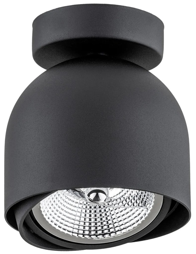Plafoniera moderna tip Spot aplicat directionabil GARLAND negru