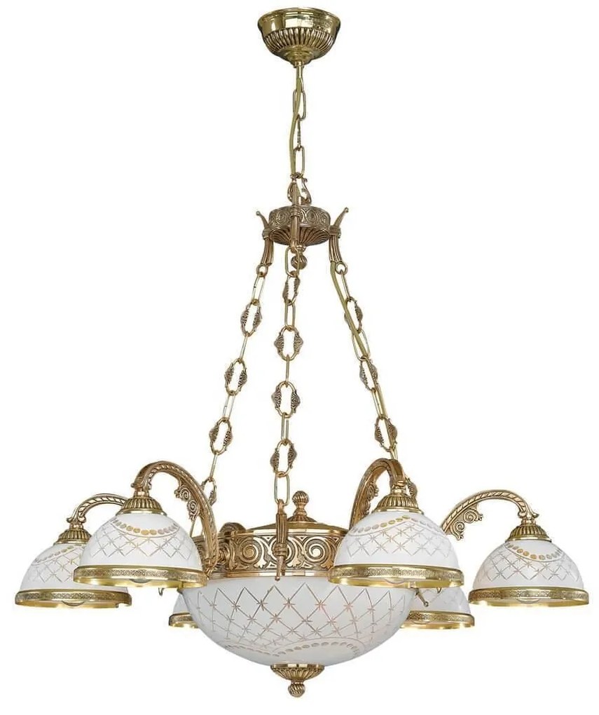 Candelabru din alama design italian 6+2L 7102