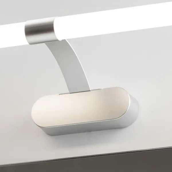 Brilagi TUBEO Iluminare LED pentru oglindă de baie, 8 W, 230 V, 60 cm, IP44, argintiu