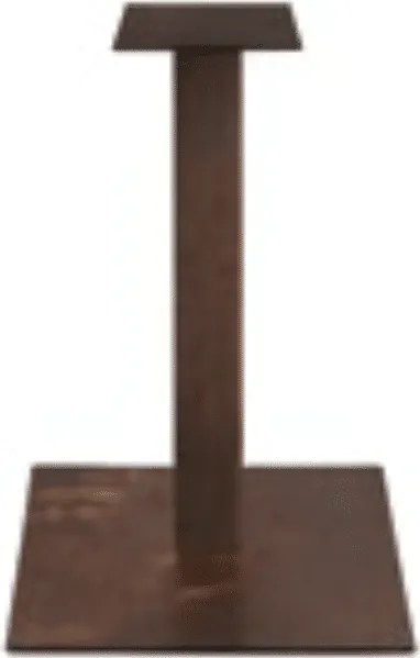 PICIOR MASA METALIC PATRAT -HORECA- - BRONZ - H 72 CM