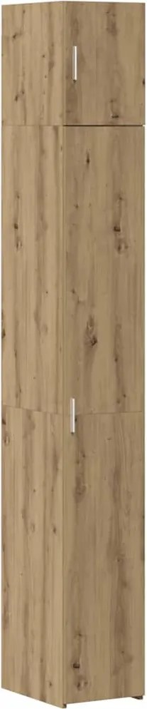 vidaXL Dulap de depozitare 3 pcs Stejar Artizanal 30 x 42,5 x 225 cm