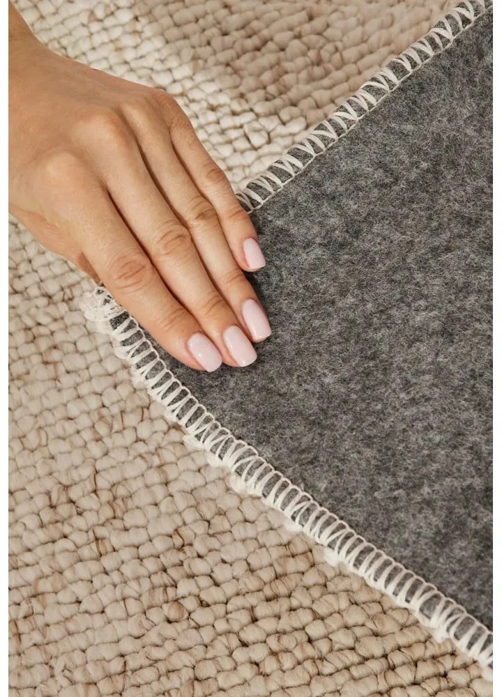 Covor crem lavabil 120x170 cm Rocco Cream – Elle Decoration