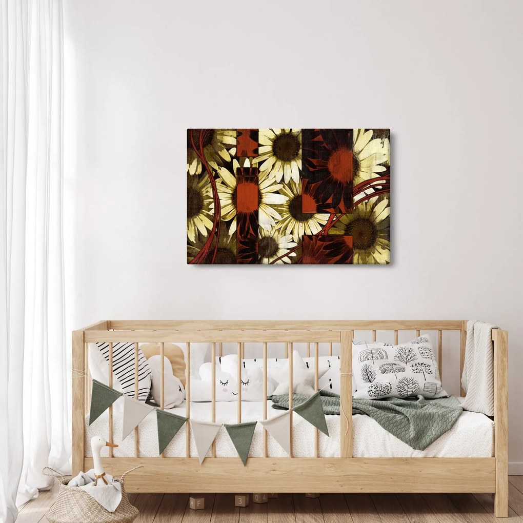 Tablou cu flori (90x60 cm)