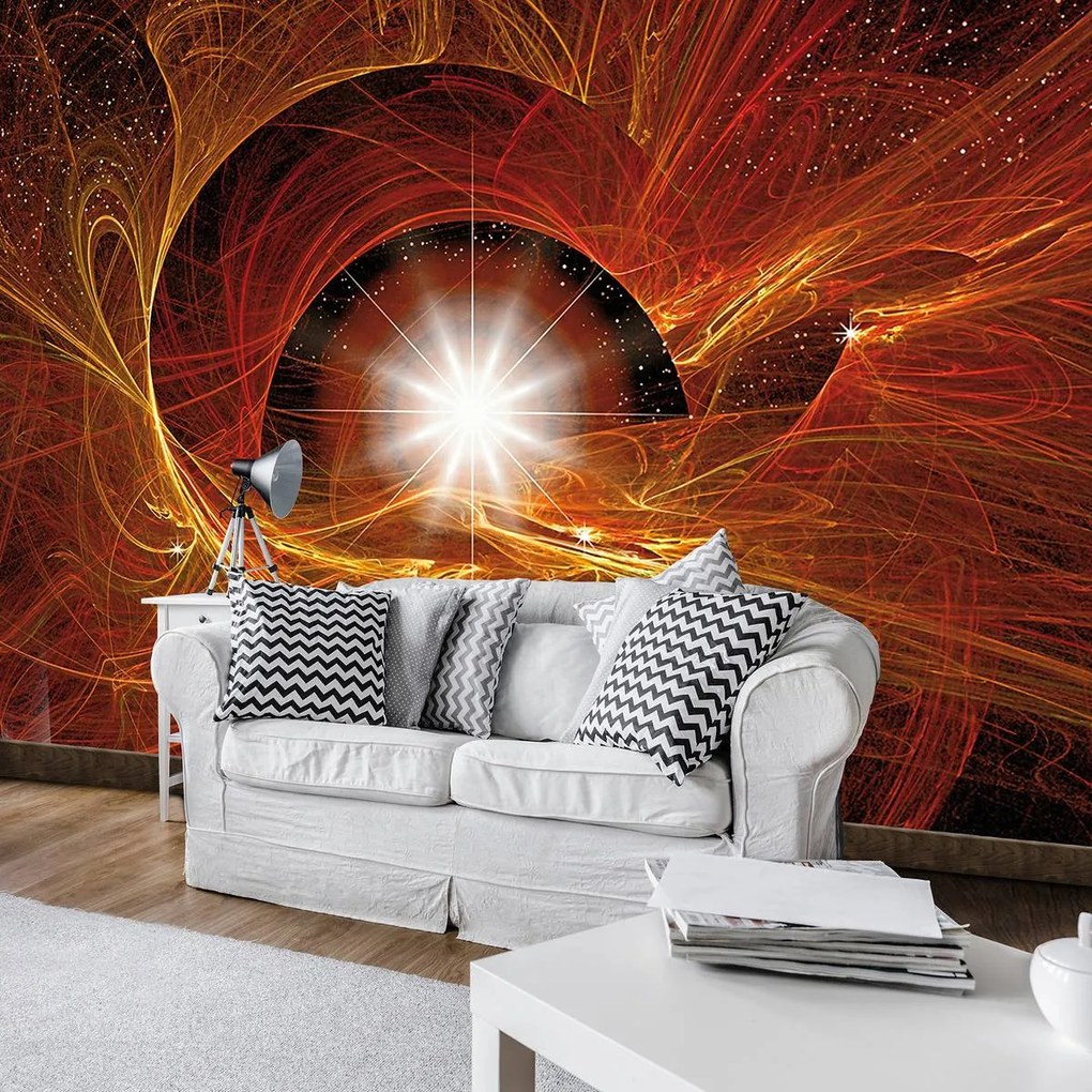 Fototapet - Abstract auriu Supernova (152,5x104 cm)