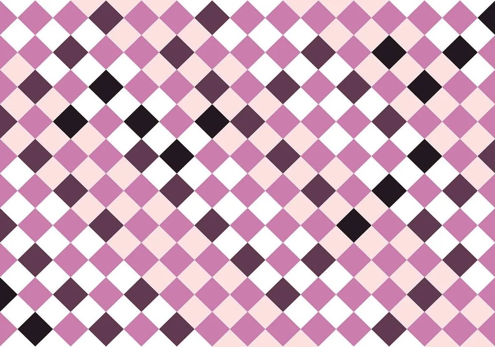 Fototapet - Gresie violetă - mozaic (254x184 cm)