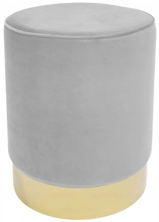 Taburet 38x32cm Luxury Light Grey