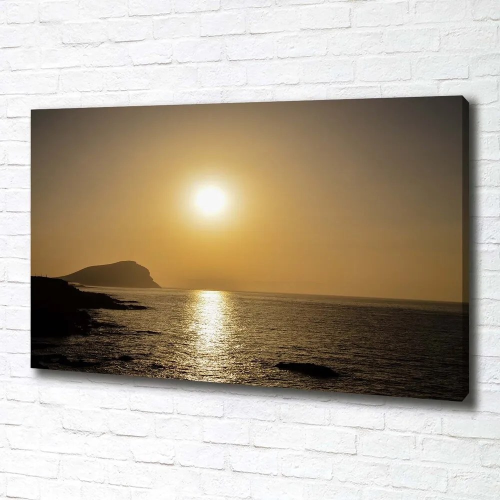 Imprimare tablou canvas Apus de soare pe mare