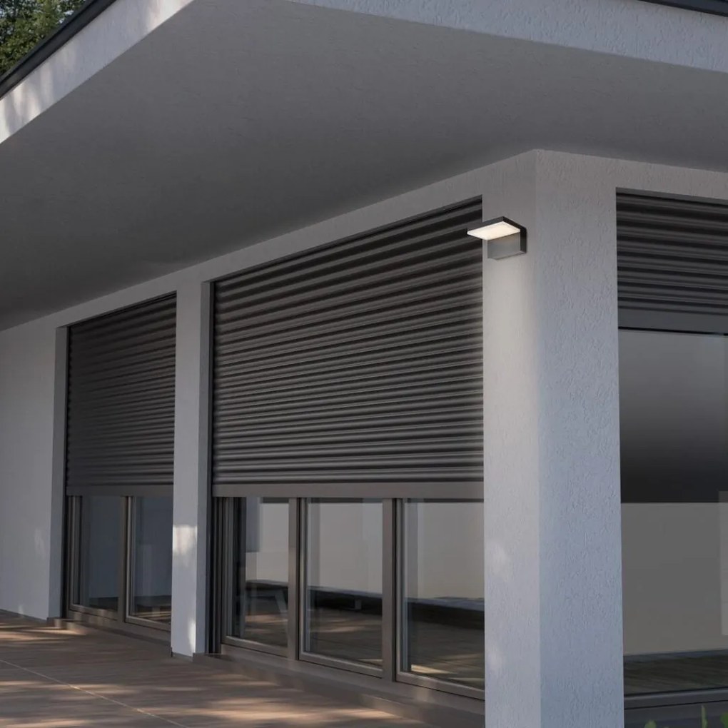 Aplica LED de perete pentru exterior IP54 Zaragoza negru