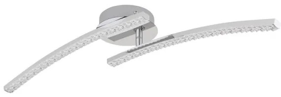 Lustră LED aplicată pentru baie JULES 2xLED/6W/230V IP44 Globo 67169-12IP