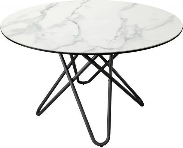 Masa rotunda design modern Circular 120cm, alb